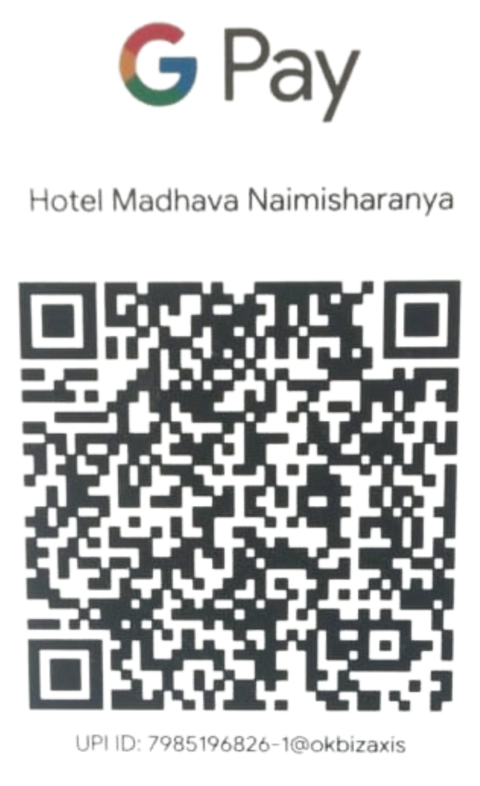 Scan to Pay QR